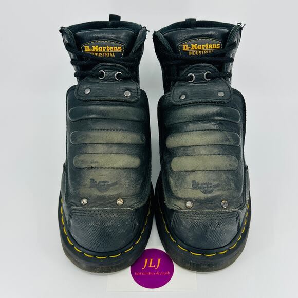 Dr. Martens Mens Ironbridge Met Guard Leather Steel Toe Safety Work Boots Size 8 - Picture 3 of 13
